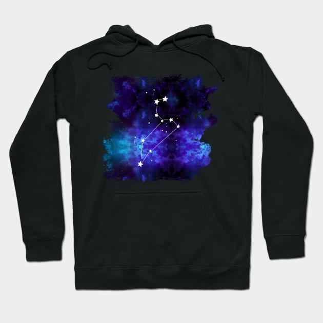 Leo Galaxy Hoodie by joyandgrace